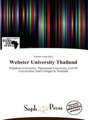 Webster University Thailand,6139039088,9786139039081