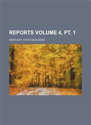 Reports Volume 4, pt. 1,1236128990,9781236128997