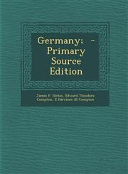 Germany; - Primary Source Edition,1287880371,9781287880370