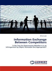 Information Exchange Between Competitors,3844313338,9783844313338