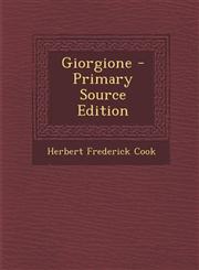 Giorgione - Primary Source Edition,1289421072,9781289421076