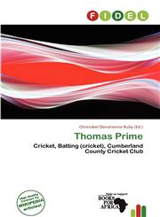 Thomas Prime,620141780X,9786201417809