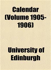 Calendar (Volume 1905-1906),1152509772,9781152509771