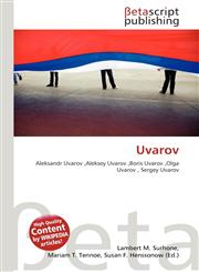 Uvarov,6137593355,9786137593356