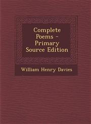 Complete Poems - Primary Source Edition,1293896365,9781293896365