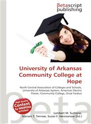 University of Arkansas Community College at Hope,6133671955,9786133671959