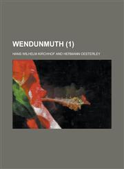Wendunmuth (1 ),1153468891,9781153468893