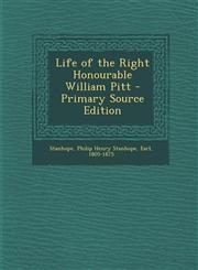 Life of the Right Honourable William Pitt,1289672008,9781289672003