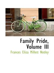 Family Pride, Volume III,1103290649,9781103290642