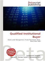 Qualified Institutional Buyer,6131402868,9786131402869