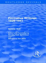 Formative Writings,0415562392,9780415562393