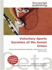 Voluntary Sports Societies of the Soviet Union,613107917X,9786131079177