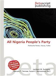 All Nigeria People's Party,6135044990,9786135044997