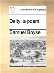 Deity a poem.,1170546625,9781170546628