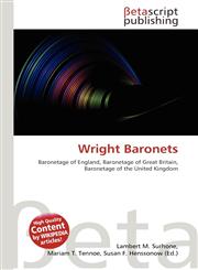 Wright Baronets,6134733040,9786134733045