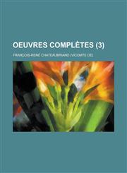 Oeuvres Completes (3),1153489643,9781153489645