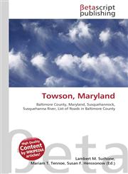 Towson, Maryland,6130308817,9786130308810