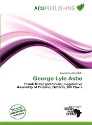 George Lyle Ashe,6200514003,9786200514004