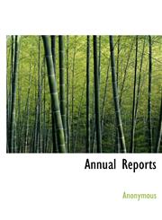 Annual Reports,114008478X,9781140084785