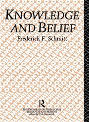 Knowledge and Belief,0415033179,9780415033176