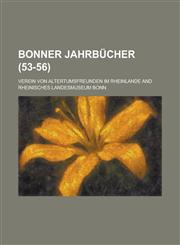 Bonner Jahrbucher (53-56),1153495589,9781153495585