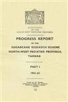 Progress Report of the Sugarcane Research Scheme : North-West Frontier Province Tarnab - Part I : 1941-42