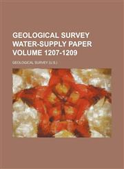 Geological Survey water-supply paper Volume 1207-1209,1154251926,9781154251920