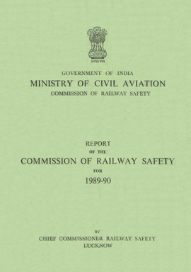 Report of the Commission of Railway Safety for 1989-90