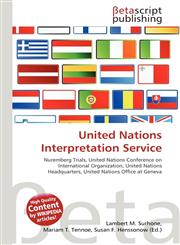 United Nations Interpretation Service,6135066315,9786135066319