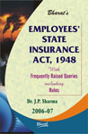 Employees’ State Insurance Act, 1948 with FAQs 1st Edition,8177333623,9788177333626