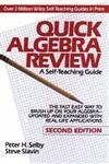Quick Algebra Review: A Self-Teaching Guide (Wiley Self-Teaching Guides),0471578436,9780471578437