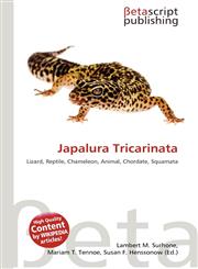 Japalura Tricarinata,613525748X,9786135257489