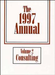 The Annual, Vol. 2, 1997 Consulting, 25th Edition,0883904926,9780883904923