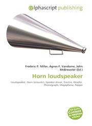 Horn loudspeaker,6132505172,9786132505170
