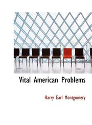 Vital American Problems,1117155722,9781117155722