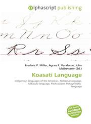 Koasati Language,6135606077,9786135606072