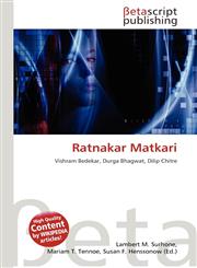 Ratnakar Matkari,6135044761,9786135044768