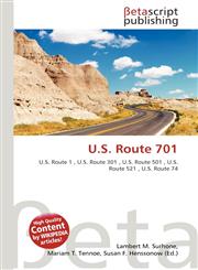 U.S.  Route 701,6135471090,9786135471090