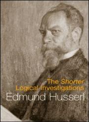The Shorter Logical Investigations,0415241928,9780415241922