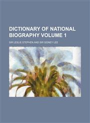 Dictionary of National Biography Volume 1,1152232614,9781152232617