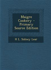 Maigre Cookery,1289953619,9781289953614