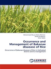 Occurrence and Management of Bakanae disaease of Rice,3846538582,9783846538586