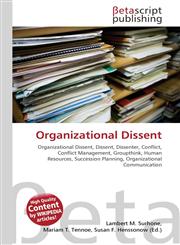 Organizational Dissent,6130304927,9786130304928