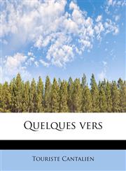 Quelques vers,124126953X,9781241269531