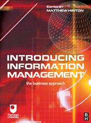 Introducing Information Management The Business Approach,0750666684,9780750666688