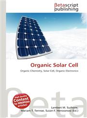 Organic Solar Cell,6136218763,9786136218762