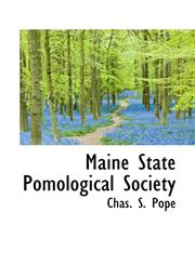Maine State Pomological Society,1116018764,9781116018769