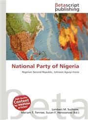 National Party of Nigeria,613632055X,9786136320557