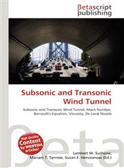 Subsonic and Transonic Wind Tunnel,6131013055,9786131013058