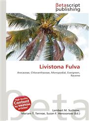 Livistona Fulva,6136433400,9786136433400